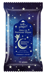Zestaw 2x Selfie Project, Sleeping Beauty Make-up Remover Wipes, 10 szt.