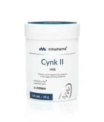 Mito-pharma Dr. Enzmann MSE Cynk dwuwartościowy 120 tabl.