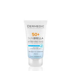 Dermedic SUNBRELLA ultralekki krem SPF 50+ dla skóry tłustej i mieszanej 40 ml