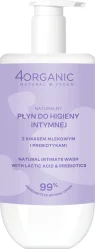 4Organic Naturalny płyn do higieny intymnej z kwasem mlekowym i prebiotykami 300ml