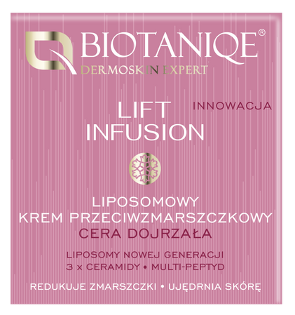 Biotaniqe - Lift Infusion, Liposomowy Krem Przeciwzmarszczkowy 50+, 50 ml