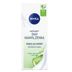 24H Nawilżenia matujący krem na dzień cera mieszana i tłusta 50ml