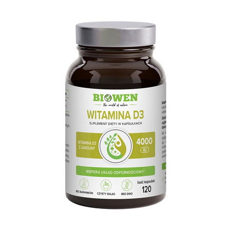 Biowen Witamina D3 4000 120 kaps.