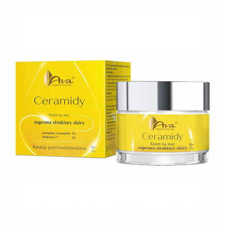 Ceramidy krem na noc naprawa struktury skóry 50ml