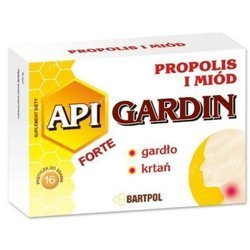 Bartpol Api Gardin Propolis Miód 16 Tabl.