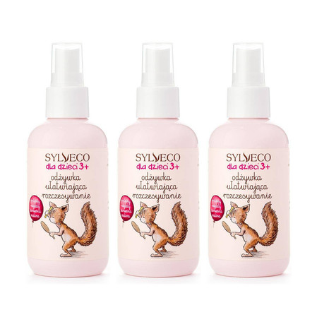 Zestaw: 3x Sylveco dla dzieci 3+ - Odżywka ułatwiająca rozczesywanie - 150ml