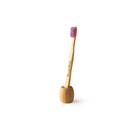 Humble brush, Ekologiczna bambusowa podstawka na szczoteczkę manualną z drzewa bambusowego