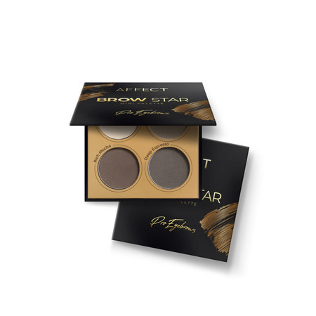 Brow Star mini paleta cieni prasowanych do brwi 6g