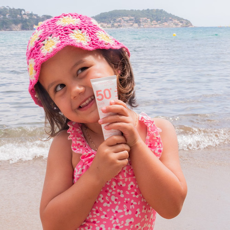 Alphanova Daily Sun, BEBE, mleczko do opalania SPF50+, wrażliwa skóra, 50 ml