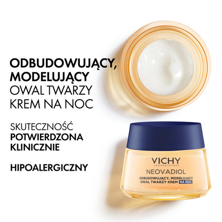 Vichy − Neovadiol Peri, krem do twarzy na noc − 50 ml