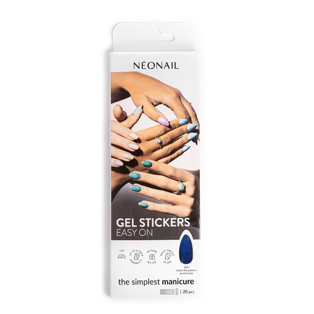 Gel Stickers Easy On lakier hybrydowy w naklejce M01 20szt