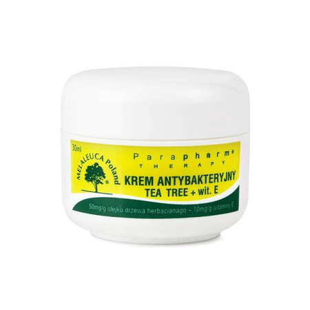 Melaleuca − Tea Tree, krem antybakteryjny z witaminą E − 30 ml