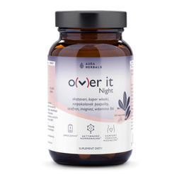 Aura Herbals Over It Night, komfort podczas miesiączki 60 szt.