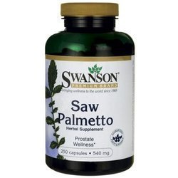 Swanson Saw Palmetto na problemy z prostatą 540 Mg 250 kaps.