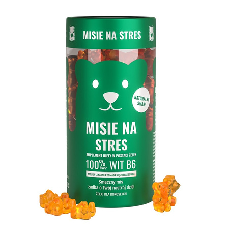 Noble Health Misie na stres  w postaci żelek 300g