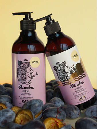 Yope Śliwka & Szafran – naturalny żel pod prysznic 400ml