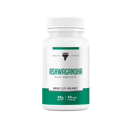 Trec ASHWAGANDHA 666 mg na redukcję stresu 60 kaps.