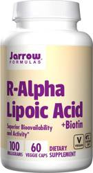 Jarrow Formulas Kwas R-Alfa Liponowy i Biotyna 60 kaps.