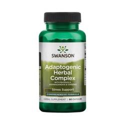 Adaptogenic Herbal Complex with Rhodiola, Ashwagandha & Ginseng (60 kaps.)