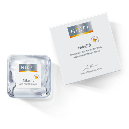 NIKEL, NIKELIFT Przeciwzmarszczkowy krem z Pomarańczą, kwiatem Immortelle, olejkiem sezamowym i wit. E, 50ml