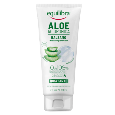 Equilibra, Nawilżająca odżywka do włosów, aloesowa, 200ml