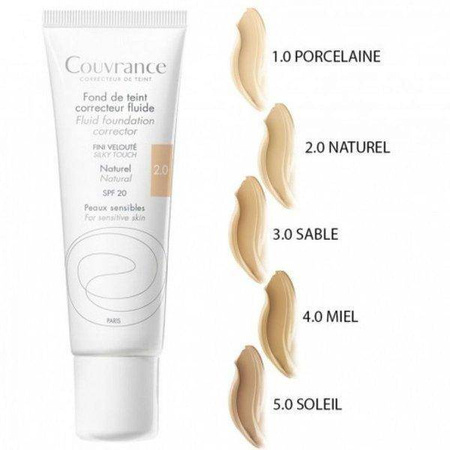 AVENE COUVRANCE Fluid korygujący SPF20 02, 30ml