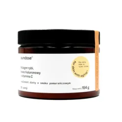 Sundose FOR SKIN ANTI-AGING Kolagen rybi smak Pomarańczowy 154g