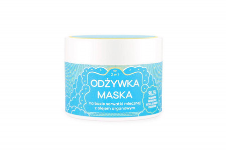 Odżywka - Maska do włosów na bazie serwatki mlecznej z olejem arganowym 250ml NAMI