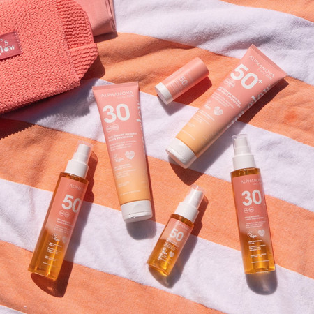 Alphanova Daily Sun, Glow, mleczko do opalania SPF30, 150 ml