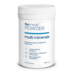 ForMeds Powder Multi Minerals zestaw 11 składników mineralnych 30 porcji