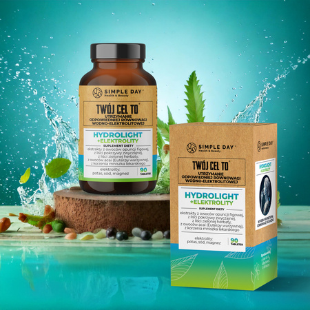 Twój Cel To Hydrolight + elektrotolity wsparcie równowagi wodno-elektrolitowej 90 tabl.