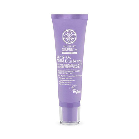 Wegańska, supernawilżająca maska pod oczy, 30ml BLUEBERRY SIBERICA