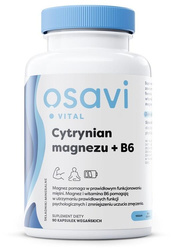 OSAVI Cytrynian magnezu + B6 - 90 kaps.