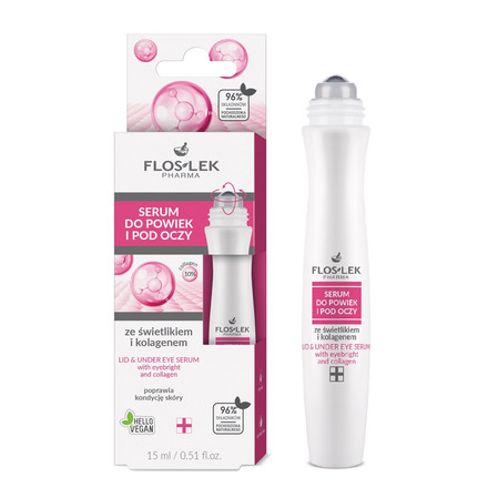 Serum do powiek i pod oczy ze świetlikiem i kolagenem 15ml