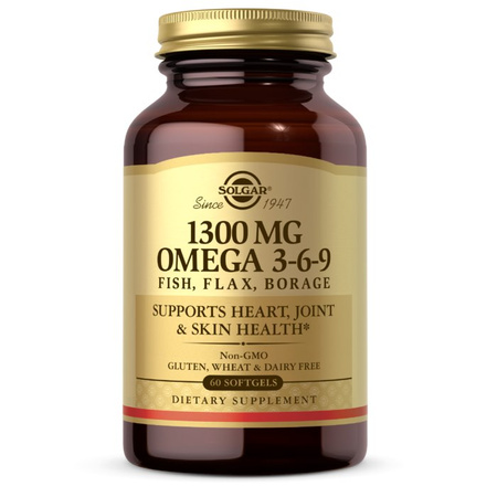 Solgar Omega 3-6-9 Fish, Flax, Borage 60 kaps.