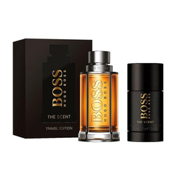 Boss The Scent For Man zestaw woda toaletowa spray 100ml + dezodorant sztyft 75ml
