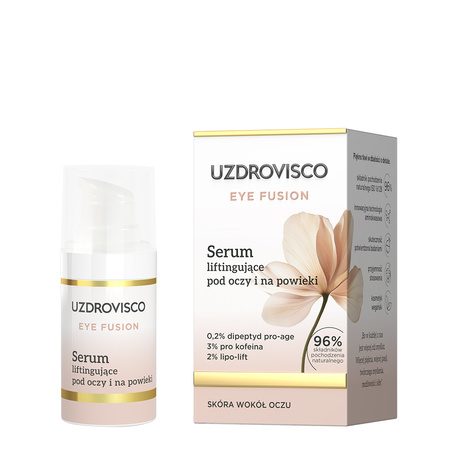 Uzdrovisco,Eye Fusion, Serum liftingujące pod oczy i na powieki, 15 ml