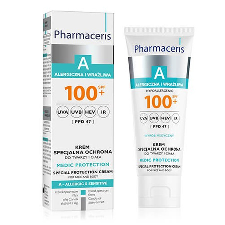 Pharmaceris A MEDIC PROTECTION Krem specjalna ochrona do twarzy i ciała SPF100+ 75 ml