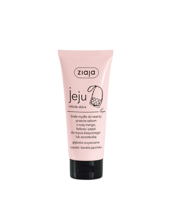 Ziaja Jeju, mydło do twarzy przeciw sebum 75ml