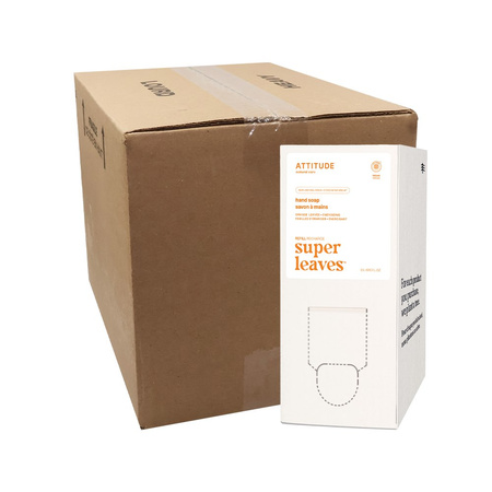 Attitude SUPER LEAVES™, Zapas mydła do rąk w płynie, Liście pomarańczy, 2 L