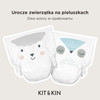 Kit & Kin, Pieluszki Jednorazowe 1 Mini (2-5 kg), Owieczka/Sówka, 38 szt.