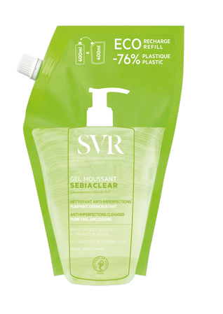 SVR sebiaclear żel do mycia skóry trądzikowej zapas 400ml