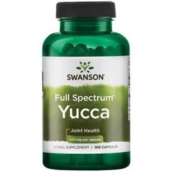 SWANSON Yucca 500mg, 100kaps.