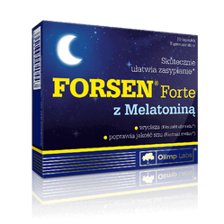 Olimp Labs Forsen® Forte z Melatoniną na dobry sen 30 kaps.