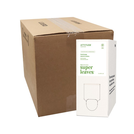 Attitude SUPER LEAVES™, Mydła do rąk w płynie o zapachu liści oliwnych, REFILL, 2 L