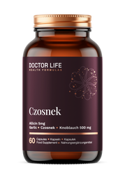 Doctor Life Czosnek Allicin 5 mg 500 mg 60 kaps.