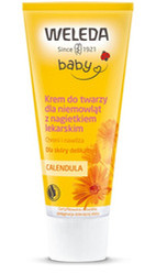 Weleda − Calendula Nagietek lekarski, Krem do ciała dla niemowląt − 75 ml