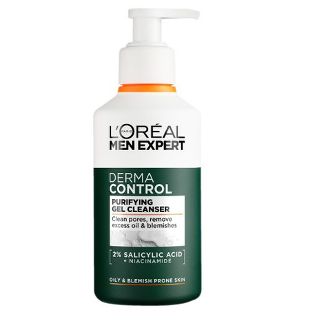 Men Expert Derma Control żel do mycia twarzy z niacynamidem 260ml