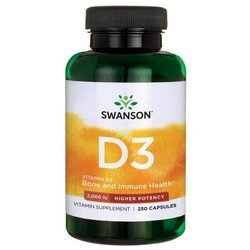 Swanson Witamina D3 2000 Iu 250 K
