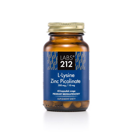 Labs212 − L-Lysine + Zinc Picolinate 45 kaps.